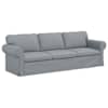 vidaXL Diivan Helehall 245 x 82 x 80 cm kangas