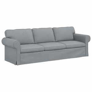 vidaXL Diivan Helehall 245 x 82 x 80 cm kangas