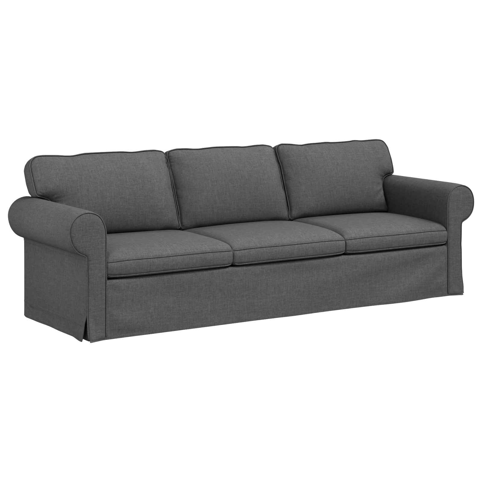 Thumbnail - vidaXL Sofa Dunkelgrau 215 x 82 x 80 cm Stoff