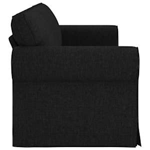 Pohovka Černá 245 x 82 x 80 cm textil - obrázek 5