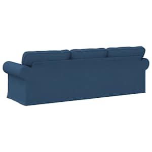 Pohovka Modrá 245 x 82 x 80 cm textil - obrázek 6