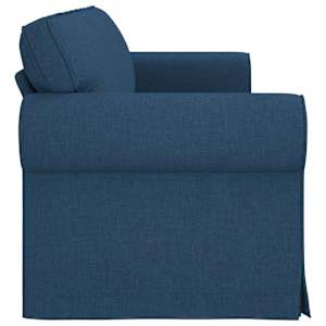 Pohovka Modrá 245 x 82 x 80 cm textil - obrázek 5