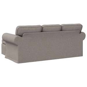 Pohovka Taupe 195 x 138 x 80 cm textil - obrázek 6