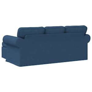 Pohovka Modrá 215 x 138 x 80 cm textil - obrázek 6