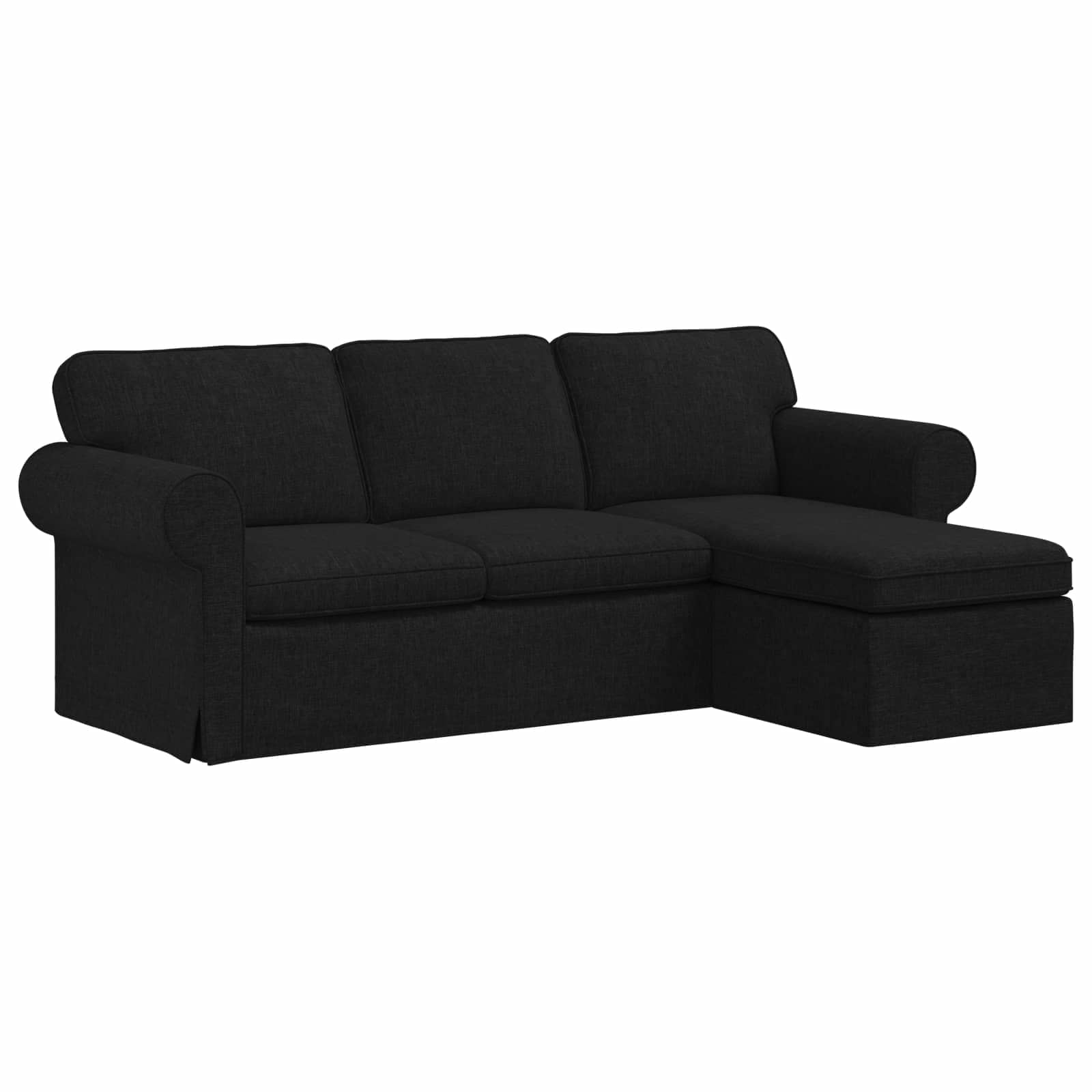 Thumbnail - vidaXL Sofa 180cm Schwarz Metall