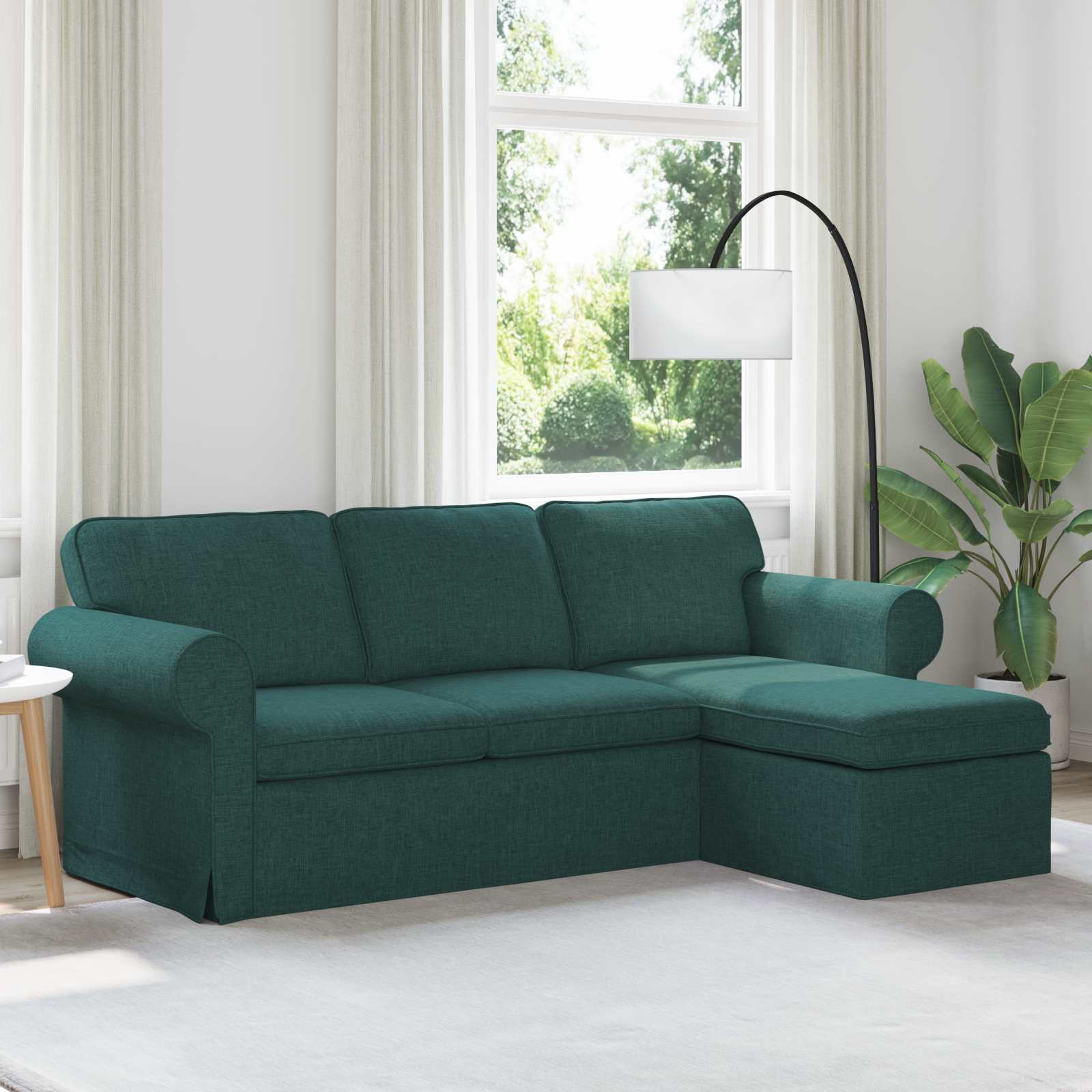 vidaXL Sofa Dunkelgrün