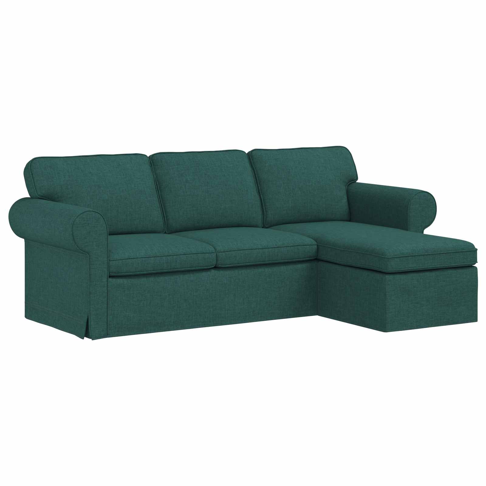 Thumbnail - vidaXL Sofa Dunkelgrün 215 x 138 x 80 cm Stoff