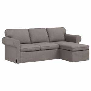 Pohovka Taupe 215 x 138 x 80 cm textil - obrázek 2