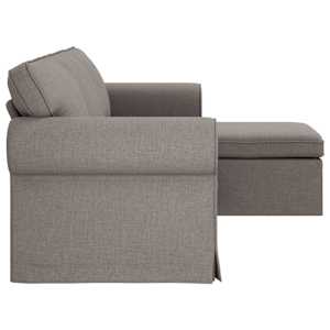 Pohovka Taupe 215 x 138 x 80 cm textil - obrázek 5
