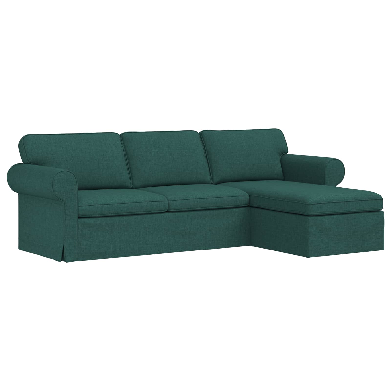 Thumbnail - vidaXL Sofa Dunkelgrün 215 x 138 x 80 cm Stoff