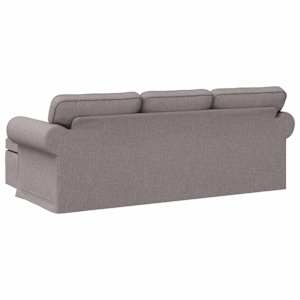 Pohovka Taupe 215 x 138 x 80 cm textil - obrázek 6