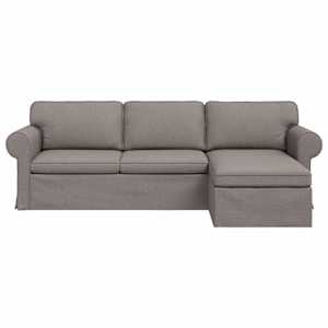 Pohovka Taupe 215 x 138 x 80 cm textil - obrázek 4
