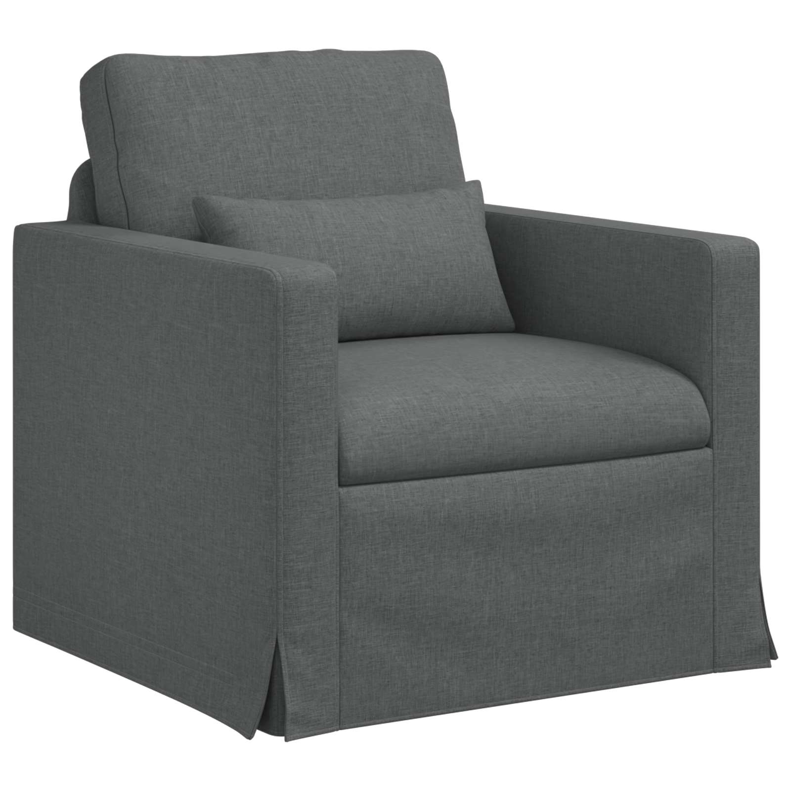Thumbnail - vidaXL Sofa 180cm Dunkelgrau Metall