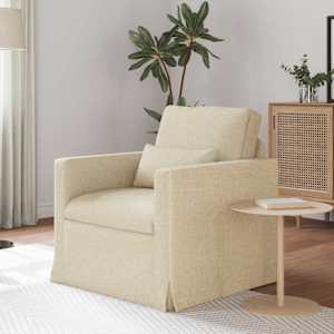 Kavč krema 78 x 78 x 80 cm blago