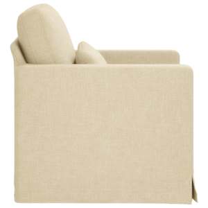 Pohovka Krémová 78 x 78 x 80 cm textil - obrázek 5