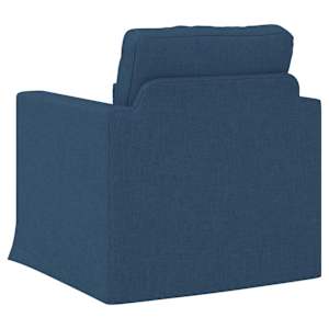 Pohovka Modrá 78 x 78 x 80 cm textil - obrázek 6