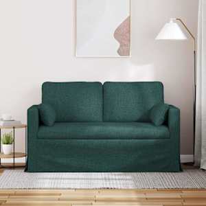 Pohovka Tmavě zelená 139 x 78 x 80 cm textil - obrázek 3
