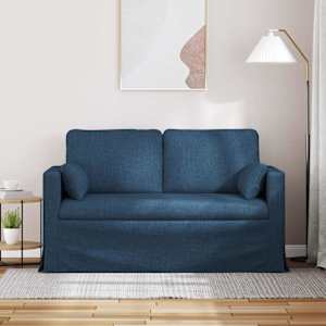 Pohovka Modrá 139 x 78 x 80 cm textil - obrázek 3