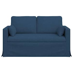 Pohovka Modrá 139 x 78 x 80 cm textil - obrázek 4