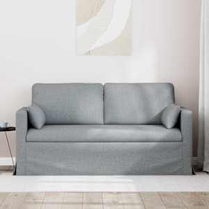 Pohovka Světle šedá 158 x 78 x 80 cm textil - obrázek 3