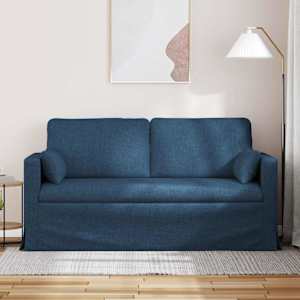Pohovka Modrá 158 x 78 x 80 cm textil - obrázek 3
