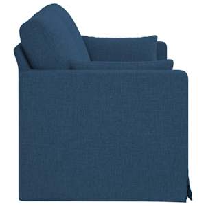 Pohovka Modrá 158 x 78 x 80 cm textil - obrázek 5