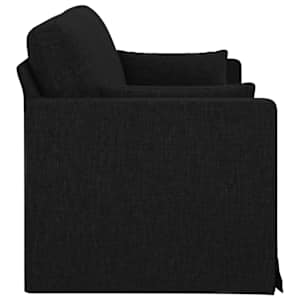Pohovka Černá 198 x 78 x 80 cm textil - obrázek 5