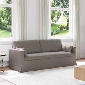 Pohovka Taupe 198 x 78 x 80 cm textil - obrázek 1