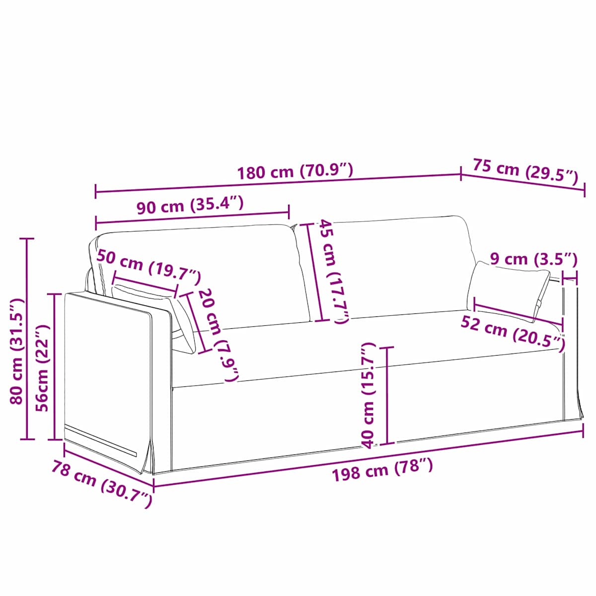 Sofa Stof - Billede 9