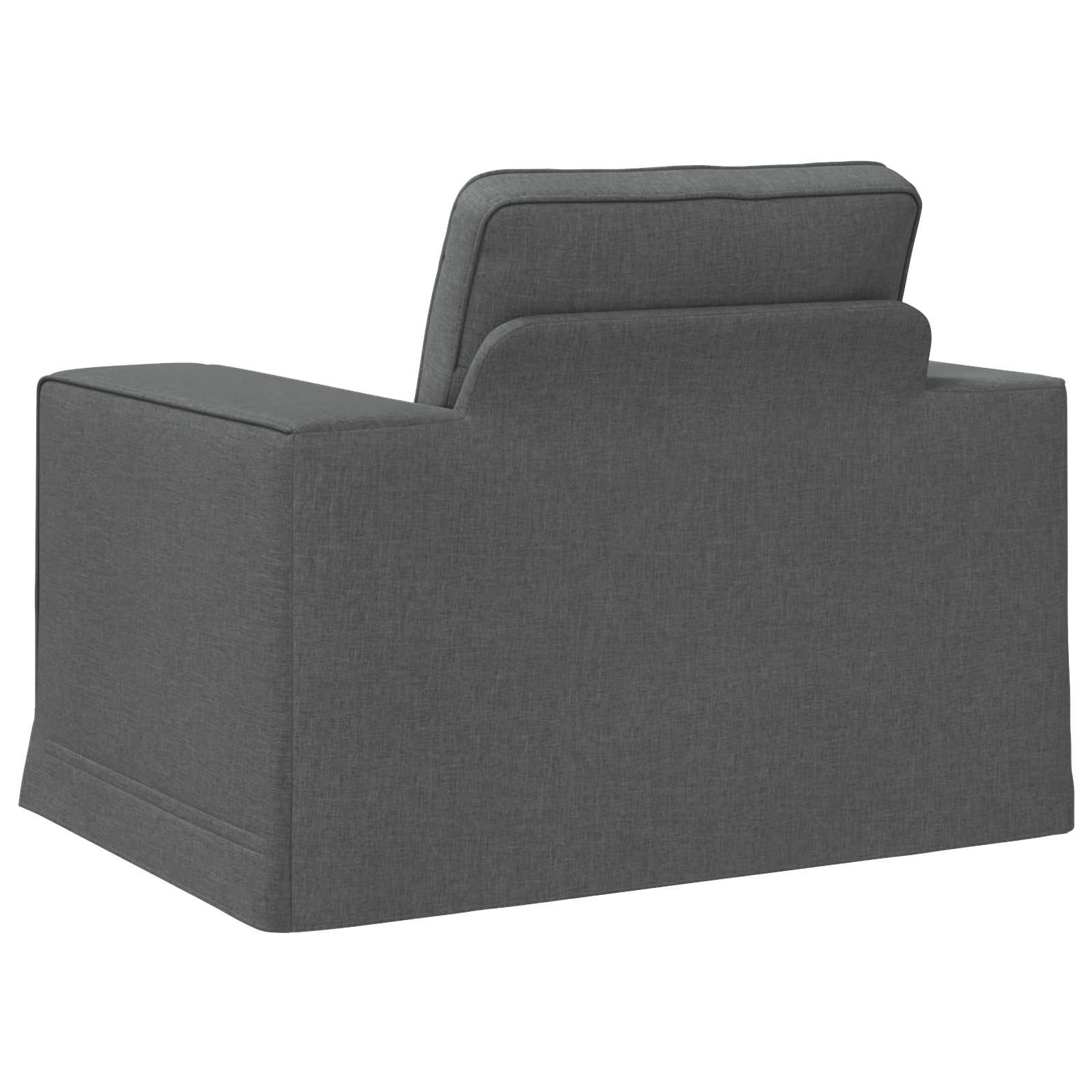 Dīvāns 60cm Tumši pelēks Metāls