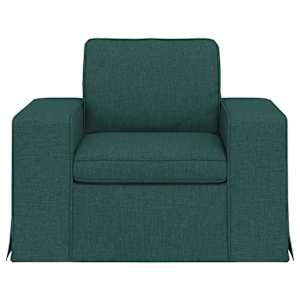 Pohovka Tmavě zelená 103 x 80 x 82 cm textil - obrázek 4