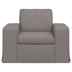 Pohovka Taupe 103 x 80 x 82 cm textil - obrázek 4