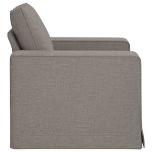 Pohovka Taupe 103 x 80 x 82 cm textil - obrázek 5