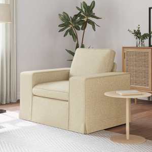 Pohovka Krémová 103 x 80 x 82 cm textil - obrázek 1