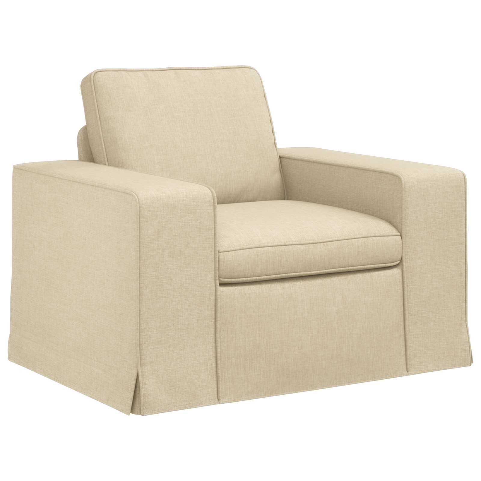 Thumbnail - vidaXL Sofa Creme 103 x 80 x 82 cm Stoff