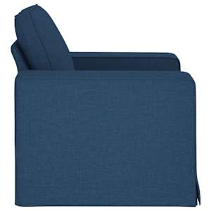 Pohovka Modrá 103 x 80 x 82 cm textil - obrázek 5