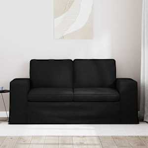 Pohovka Černá 162 x 80 x 82 cm textil - obrázek 3