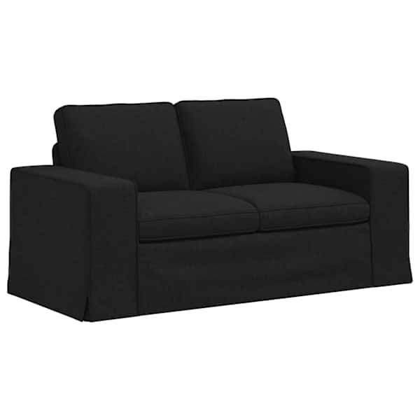 vidaXL Diivan Must 162 x 80 x 82 cm kangas