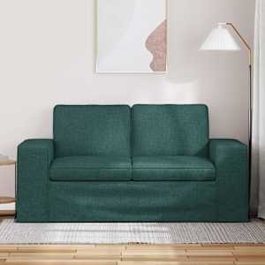 Pohovka Tmavě zelená 162 x 80 x 82 cm textil - obrázek 3
