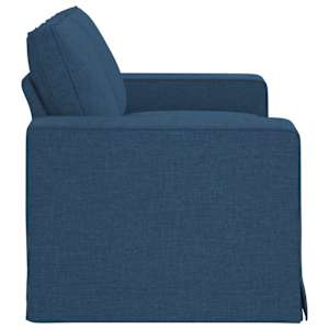 Pohovka Modrá 162 x 80 x 82 cm textil - obrázek 5