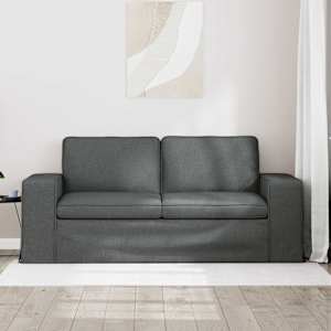 Pohovka Tmavě šedá 182 x 80 x 82 cm textil - obrázek 3