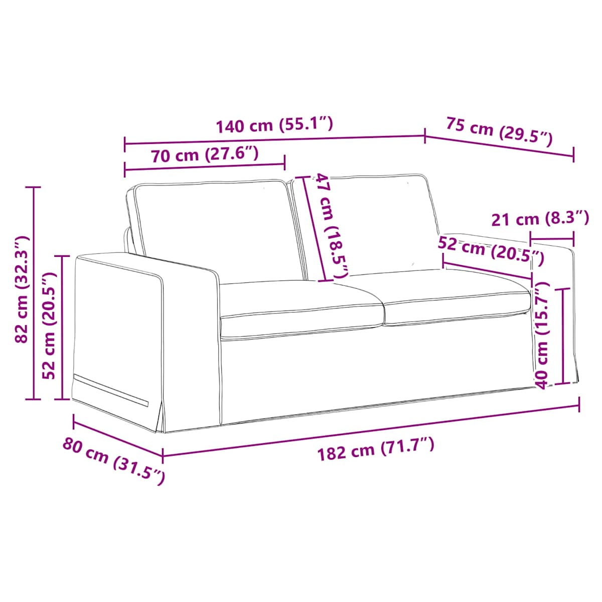 Sofa Stof - Billede 9