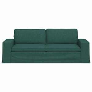 Pohovka Tmavě zelená 222 x 80 x 82 cm textil - obrázek 4