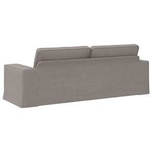 Pohovka Taupe 222 x 80 x 82 cm textil - obrázek 6