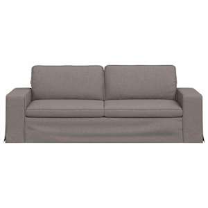 Pohovka Taupe 222 x 80 x 82 cm textil - obrázek 4