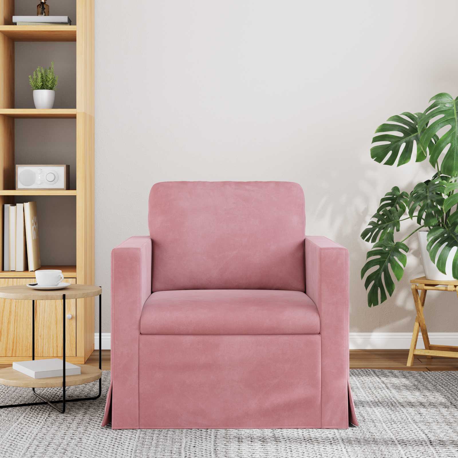 Thumbnail - vidaXL Sofa Rosa 78 x 78 x 80 cm Samt