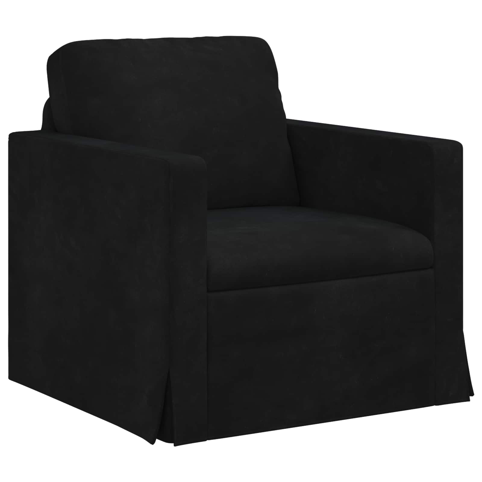 Thumbnail - vidaXL Sofa Schwarz 78 x 78 x 80 cm Samt