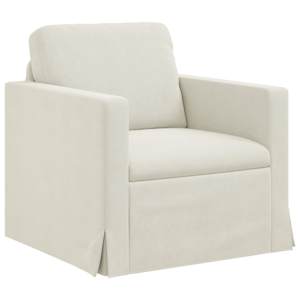 vidaXL Diivan cream 78 x 78 x 80 cm Samet