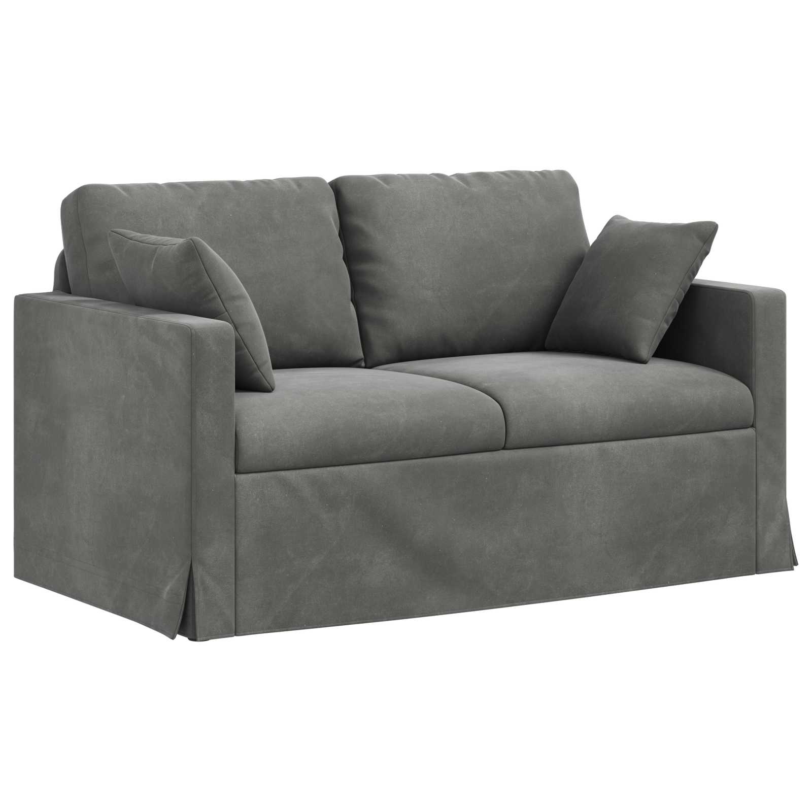 Thumbnail - vidaXL Sofa Dunkelgrau 138 x 78 x 80 cm Samt