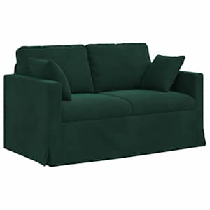 vidaXL Diivan Tume rohelise 138 x 78 x 80 cm Samet